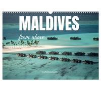 Maldives from above (Wall Calendar 2027 DIN A3 landscape), CALVENDO 12 Month Wall Calendar: Infinite shades of turquoise