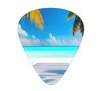 Maldives Holidays Fashion Colour Guitar Picks 12 Pack, For Acoustic Guitar Electric Guitar Ukulele