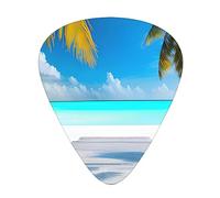 Maldives Holidays Guitar picks, thin, medium, heavy, 12 pieces, suitable for guitar, bass, electric guitar, ukulele, wear-resistant guitar picks,