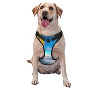 Maldives Holidays Medium Printed pet Traction Vest for Pets to wear When Walking The Dog or Climbing Mountains