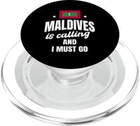 Maldives Is Calling Design Funny Maldive Island Saying PopSockets PopGrip for MagSafe