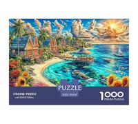 Maldives Islands 1000 Piece Jigsaw Puzzle with Whimsical Design - A Charming Challenge for All Ages And Beautiful Home Decoration 70x50cm/1000pcs