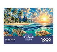 Maldives Islands 1000 Piece Jigsaw Puzzle with Whimsical Design - A Charming Challenge for All Ages And Beautiful Home Decoration 52x38cm/1000pcs