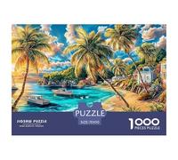 Maldives Islands Jigsaw Puzzle for Adults,1000 Pieces Challenge Toy Home Decoration for Adults& Kids Age 12 Years Up 70x50cm/1000pcs