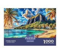 Maldives Islands Jigsaw Puzzles, 1000 Pieces Impossible Puzzle Challenge Toy for Adults& Kids Age 12 Years Up 70x50cm/1000pcs