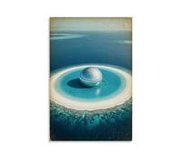 Maldives Paradise Island Poster Canvas Wall Decor Art Painting Prints on Modern Artwork for Living Room,Bathroom,Bedroom,Home 20x30inch(50x75cm)