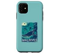 Maldives Scuba Diving Whale Shark Underwater Vintage Case for iPhone 11