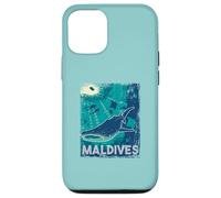 Maldives Scuba Diving Whale Shark Underwater Vintage Case for iPhone 12/12 Pro