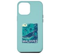 Maldives Scuba Diving Whale Shark Underwater Vintage Case for iPhone 12 Pro Max