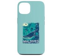 Maldives Scuba Diving Whale Shark Underwater Vintage Case for iPhone 13