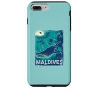 Maldives Scuba Diving Whale Shark Underwater Vintage Case for iPhone 7 Plus/8 Plus