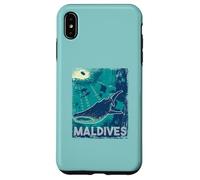 Maldives Scuba Diving Whale Shark Underwater Vintage Case for iPhone XS Max
