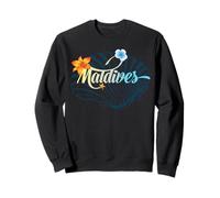 Maldives Shells Starfish Island Gift Beach Souvenir Palms Sweatshirt