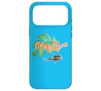 Maldives Whale Shark Monstera Vacation Travel Souvenir Gift Case for iPhone 17 Pro Max