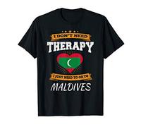 Maldivian Flag Shirt I Funny Maldives Vacation Gift T-Shirt