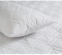 Maldon 100% Cotton Waterproof Quilted Mattress Protector Corner Jersey Skirting Mattress Pad Deep Mattress cover, Mattress Topper, Mattress Protector Stretches up to 30 CM (King (152x200+30cm))