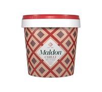 Maldon Chilli Sea Salt with Aleppo & Bird’s Eye Chillies, Perfect for a Wide Range of Dishes, Fantastic Burst of Flavour, Pyramid-Shaped Flakes - 500g Tub