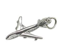 Maldon Jewellery 747 Airplane Aeroplane Plane Jet sterling silver charm .925 x 1 Planes