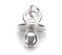 Maldon Jewellery Baby Dummy sterling silver charm .925 x 1 babies charms