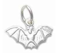 Maldon Jewellery Bat sterling silver charm .925 x 1 TINY Flying Vampire Bats charms