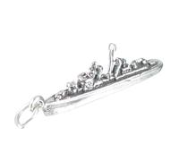 Maldon Jewellery Battleship Destroyer sterling silver charm .925 x 1 War Ships charms