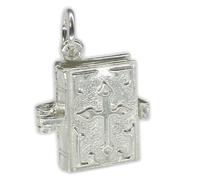 Maldon Jewellery Bible opening sterling silver charm .925 x 1 Holy books religious charms