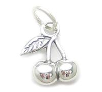 Maldon Jewellery Cherries sterling silver charm .925 x 1 Fruit Cherry charms