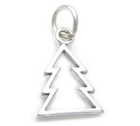 Maldon Jewellery Christmas Tree sterling silver charm .925 x 1 mas Trees charms B