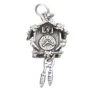 Maldon Jewellery Cuckoo Clock sterling silver charm .925 x 1 Cuckoos Clocks charms