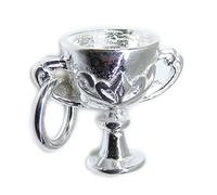 Maldon Jewellery Cup - Chalice - Trophy sterling silver charm .925 x 1 Cups & Trophies charms A