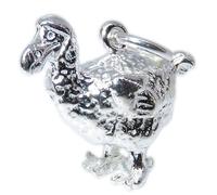 Maldon Jewellery Dodo sterling silver charm .925 x 1 Extinct birds Dodos charms