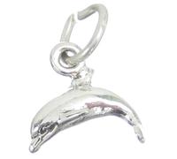 Maldon Jewellery Dolphin Tiny sterling silver charm .925 x 1 2D Dolphins Tiny charms