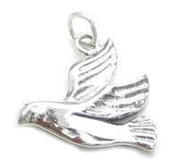 Maldon Jewellery Dove sterling silver charm .925 x 1 Doves Bird Birds Peace charms