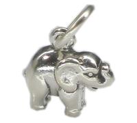 Maldon Jewellery Elephant Tiny sterling silver charm .925 x 1 Tiny Elephants charms