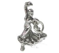 Maldon Jewellery Flamenco dancer sterling silver charm .925 x 1 Spanish dancers charms