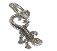 Maldon Jewellery Gecko lizard TINY sterling silver charm TINY .925 x 1 charms
