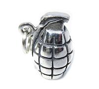 Maldon Jewellery Grenade sterling silver charm .925 x 1 Hand Grenades charms