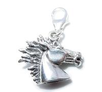 Maldon Jewellery Horse Head on clip sterling silver charm .925 x 1 Horses charms
