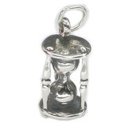 Maldon Jewellery Hour Glass Timer sterling silver charm .925 x 1 Egg Timers charms