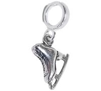 Maldon Jewellery Ice Skate sterling silver bead charm .925 x 1 Skater and Skating charms