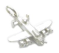 Maldon Jewellery Lancaster bomber sterling silver charm .925 x 1 Plane Aeroplane charms