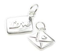 Maldon Jewellery Love Letter small sterling silver charm .925 x 1 Loving charms