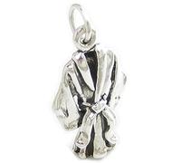 Maldon Jewellery Martial Arts Jacket sterling silver charm Judo Kung Fu Tae Kwon Do