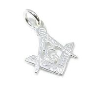 Maldon Jewellery Masonic sterling silver charm .925 x 1 FreeMason Square & Compass A1