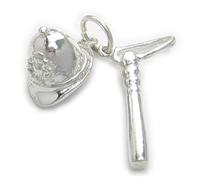 Maldon Jewellery Police Truncheon and Helmet sterling silver charm .925 x1 Policing charms