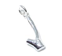 Maldon Jewellery Shillelagh stick sterling silver charm .925 x 1 Irish Good Luck charms