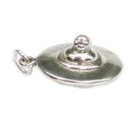 Maldon Jewellery UFO Flying Saucer sterling silver charm .925 x 1 UFOS Space charms