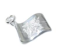 Maldon Jewellery Welsh Flag sterling silver charm .925 x 1 Dragon Cymru Flags Charms