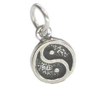 Maldon Jewellery Yin Yang Tiny sterling silver charm .925 x 1 Ying Peace Calm charms