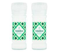 Maldon Sea Salt Flakes, Grinder, Pack of 2